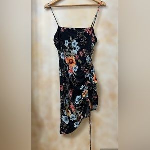 Papaya floral mini dress